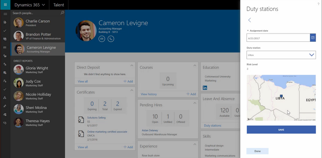 Dynamics 365 for Talent Power Apps Integration